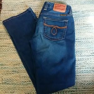 Lucky Brand Lola Boot Short Inseam Size 00/24 Blue